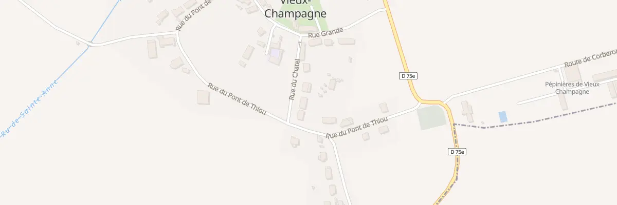 Plan du 9 Rue du Chatel à Vieux-Champagne
