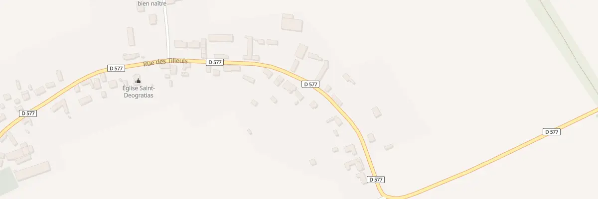Plan du 50 Rue des Tilleuls à Vendelles
