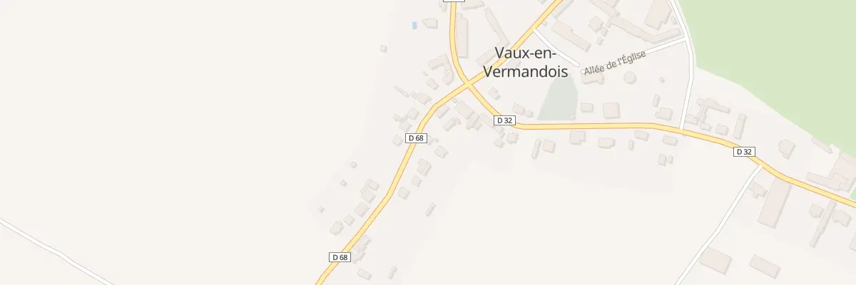 Plan du 3 Rue de Germaine à Vaux-en-Vermandois