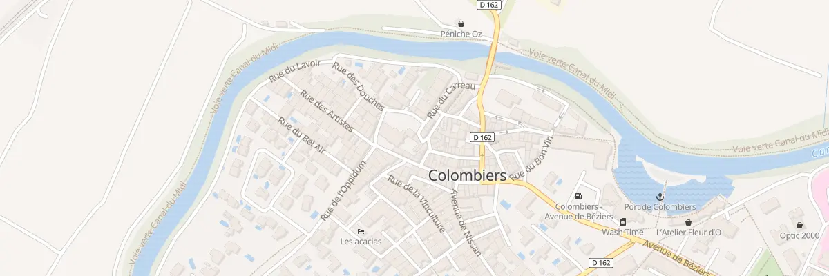 Plan du 2 Rue du Presbytere à Colombiers