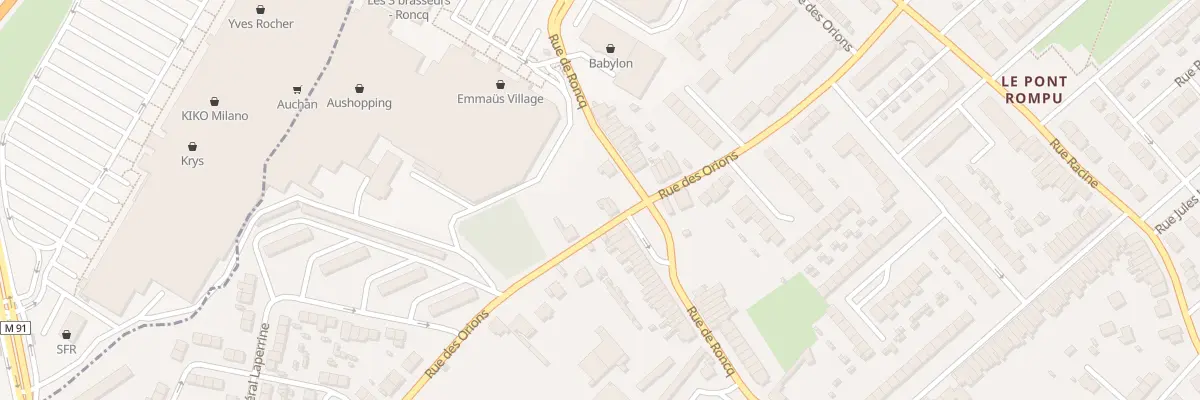 Plan du 317 Rue des Orions à Tourcoing