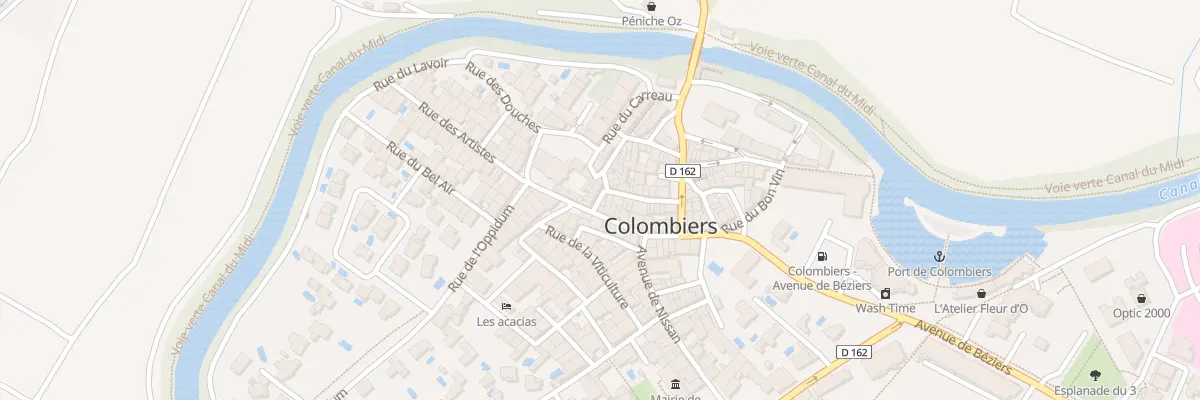 Plan du 2 Vc du Coiffeur à Colombiers