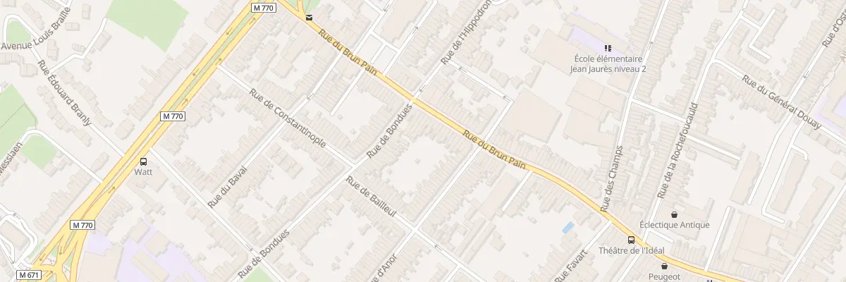 Plan du 179 Rue du Brun Pain à Tourcoing