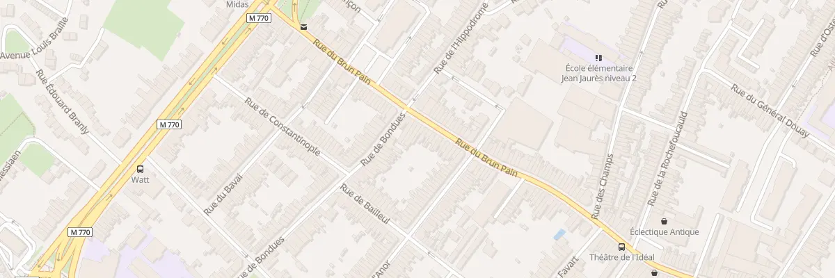 Plan du 181 Rue du Brun Pain à Tourcoing