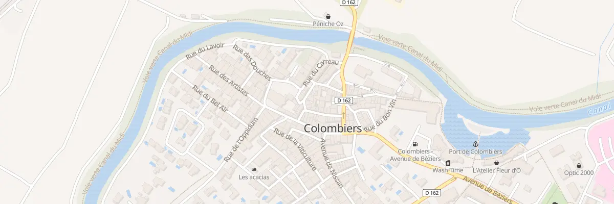 Plan du 9 Gr Grand Rue à Colombiers