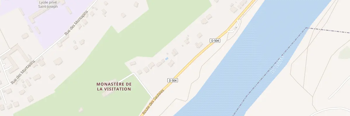 Plan du 42 Rte des Saulaies à Nevers