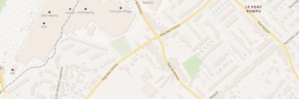 Plan du 311 Rue de Roncq à Tourcoing