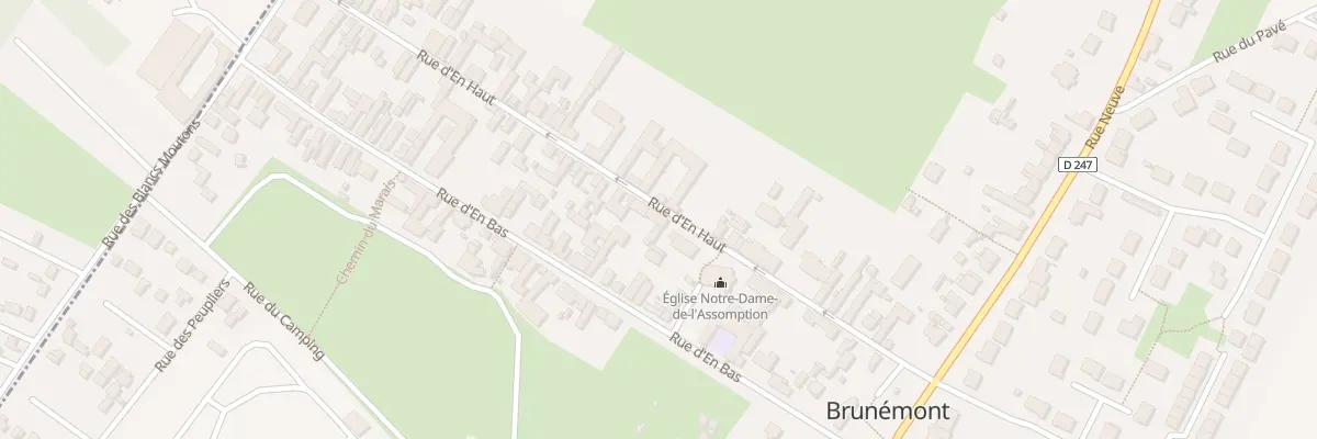 Plan du 15B Rue d’En Haut à Brunémont