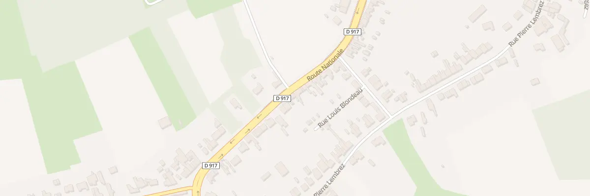 Plan du 1396 Route Nationale à Râches