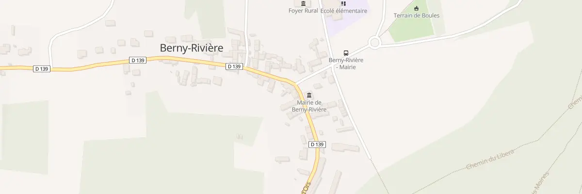 Plan du 8 Pl de la Mairie à Berny-Rivière
