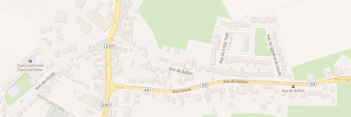 Plan du 183 Rue de Baillon à Râches