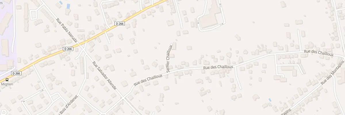 Plan du 2 Sen Chailloux à Nevers