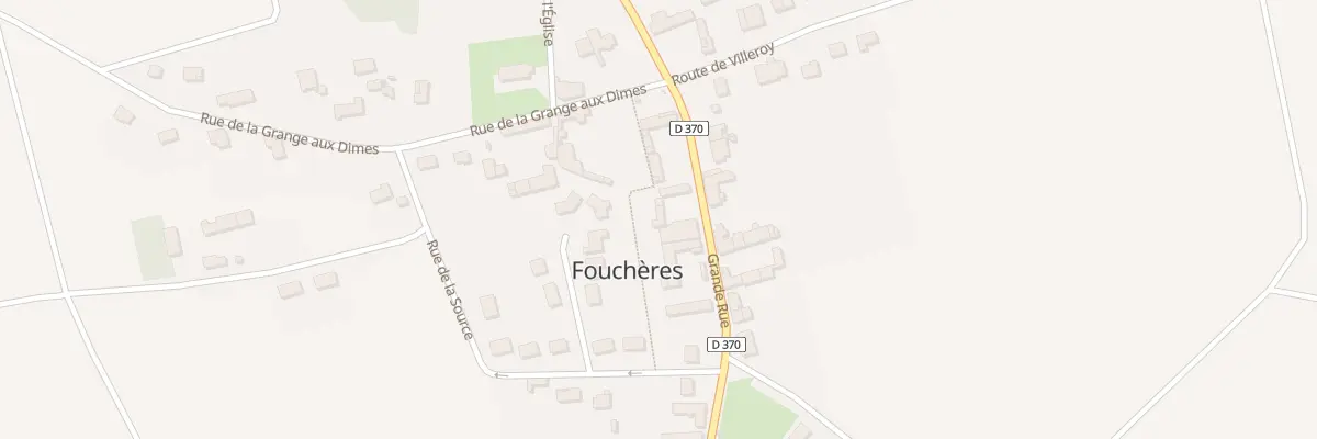 Plan du 5 Gr Grande Rue à Fouchères