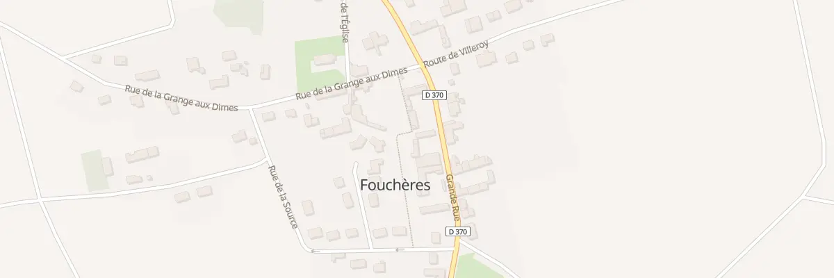 Plan du 3 Gr Grande Rue à Fouchères