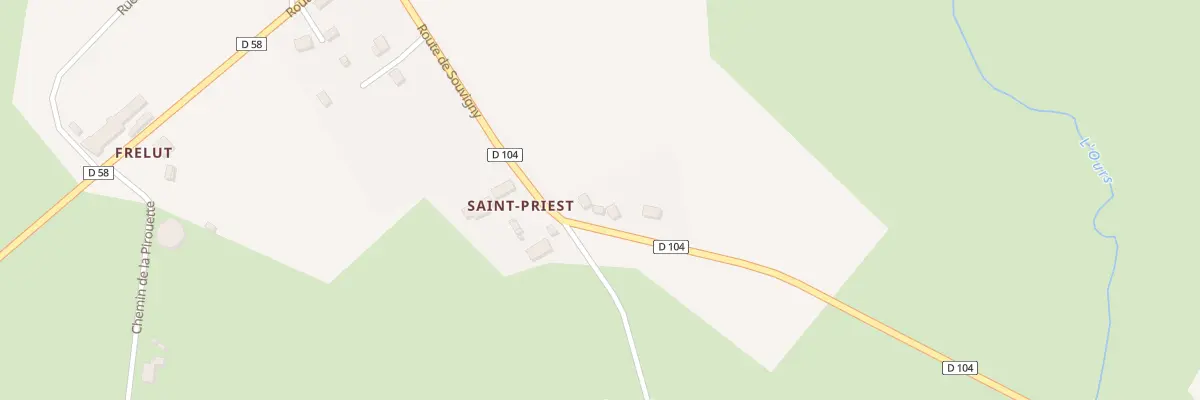 Plan du 5247 Saint Priest à Autry-Issards