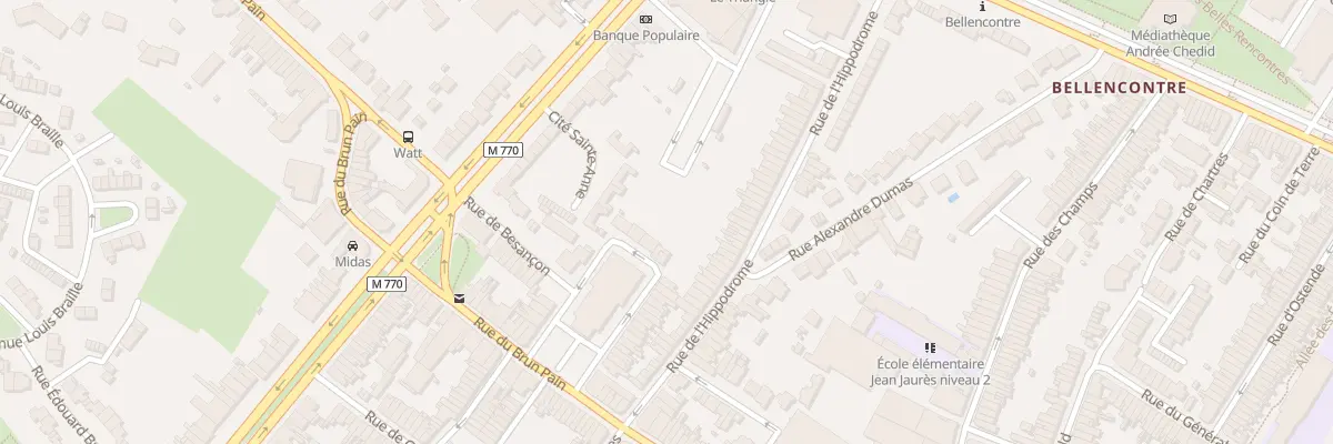 Plan du 29 Ctr Sainte Anne à Tourcoing