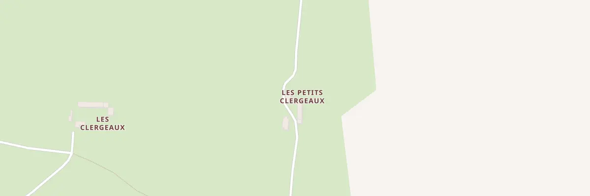 Plan du 299 Les Clergeaux d’En Bas à Moutiers-en-Puisaye