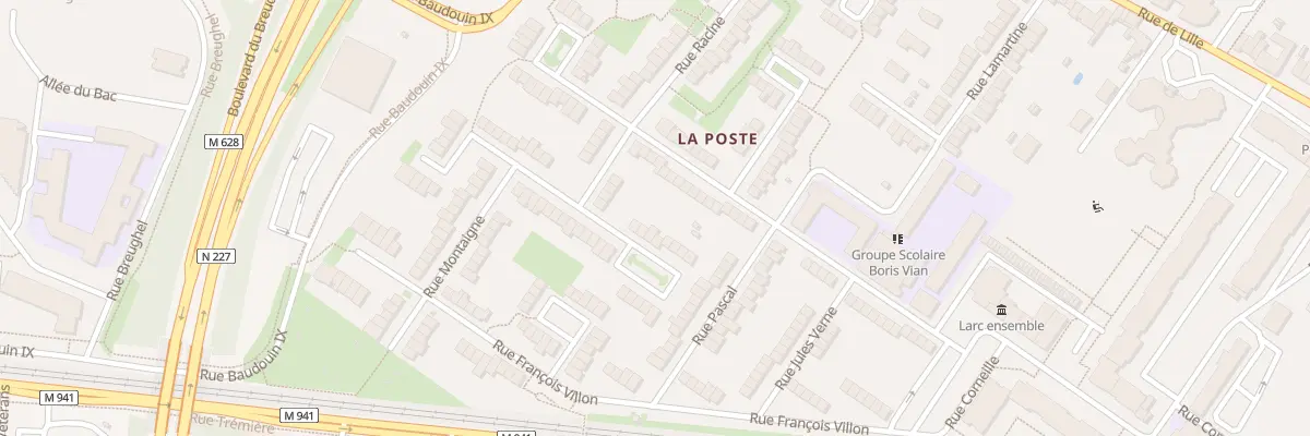 Plan du 31 Rue Moliere à Villeneuve-d’Ascq