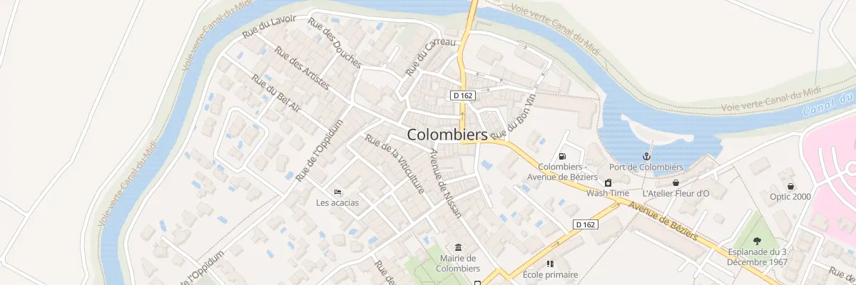 Plan du 2 Av de Nissan à Colombiers