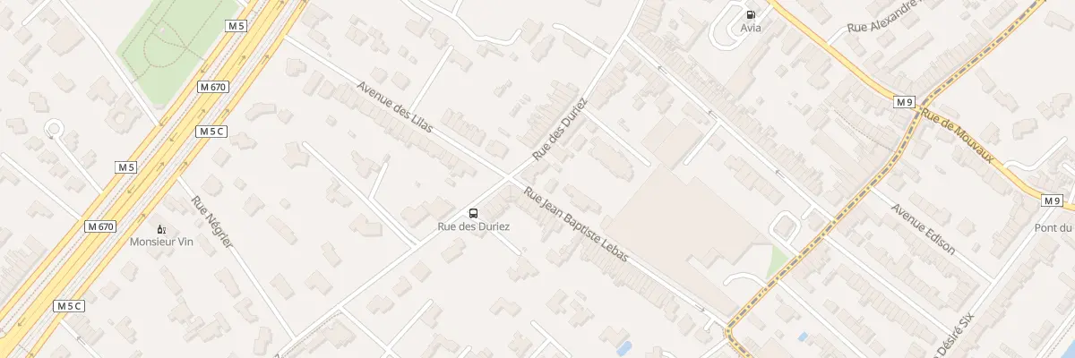 Plan du 43T Rue des Duriez à Mouvaux