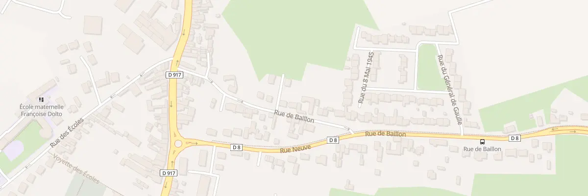 Plan du 201 Rue de Baillon à Râches