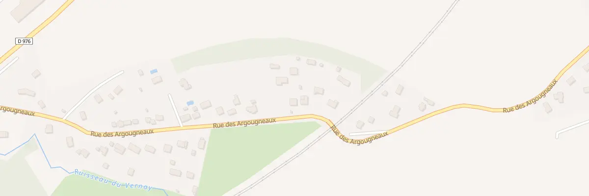 Plan du 13T Rue des Argougneaux à Challuy
