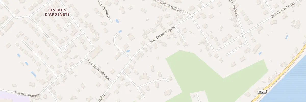 Plan du 83B Rue des Montapins à Nevers