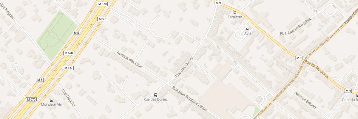 Plan du 12 Rue des Duriez à Mouvaux