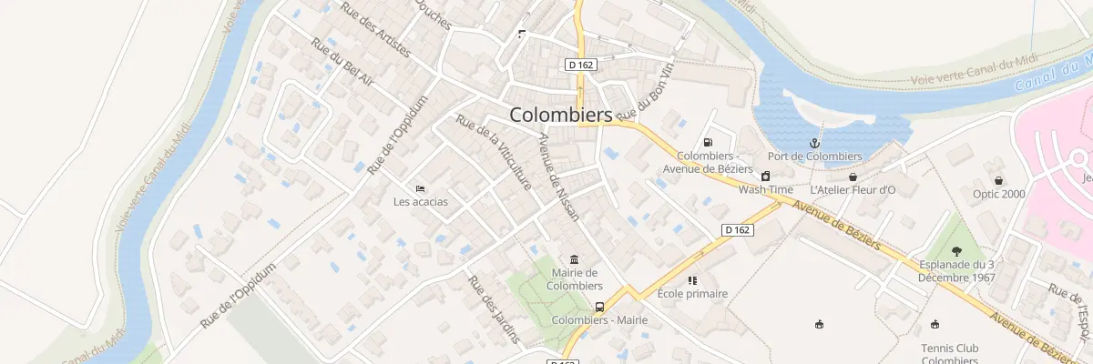 Plan du 14 Av de Nissan à Colombiers