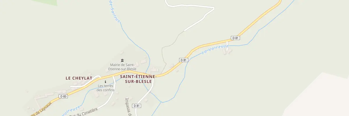 Plan du 5014 Le Cheylat à Saint-Étienne-sur-Blesle