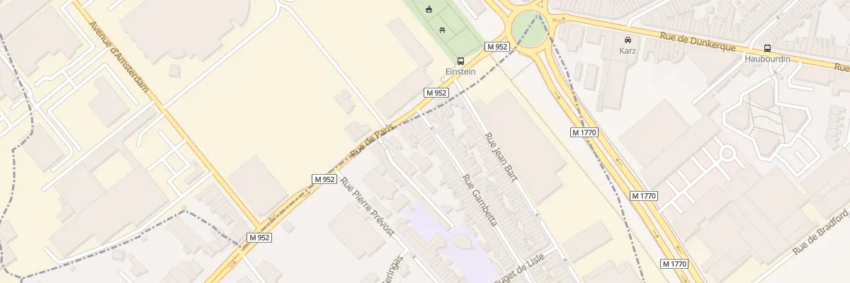 Plan du 4 Rue Gambetta à Mouvaux