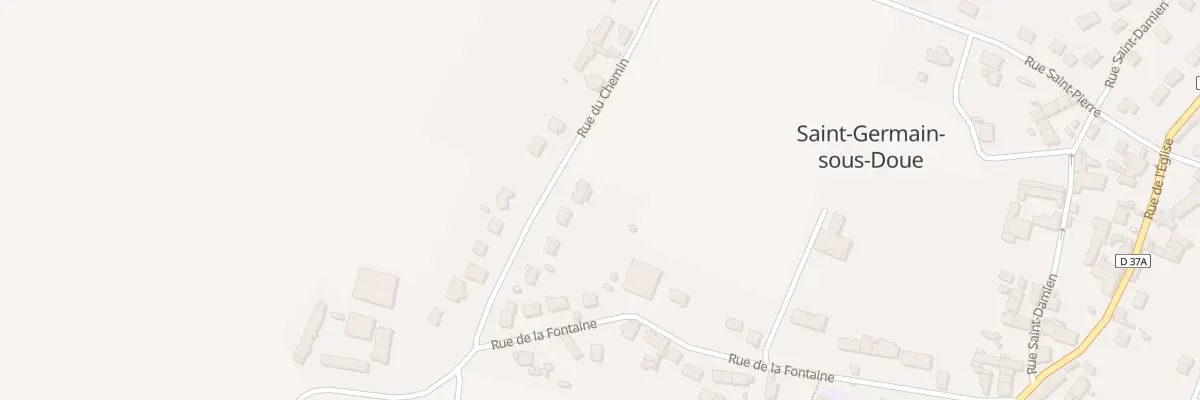Plan du 9 Rue du Chemin à Saint-Germain-sous-Doue