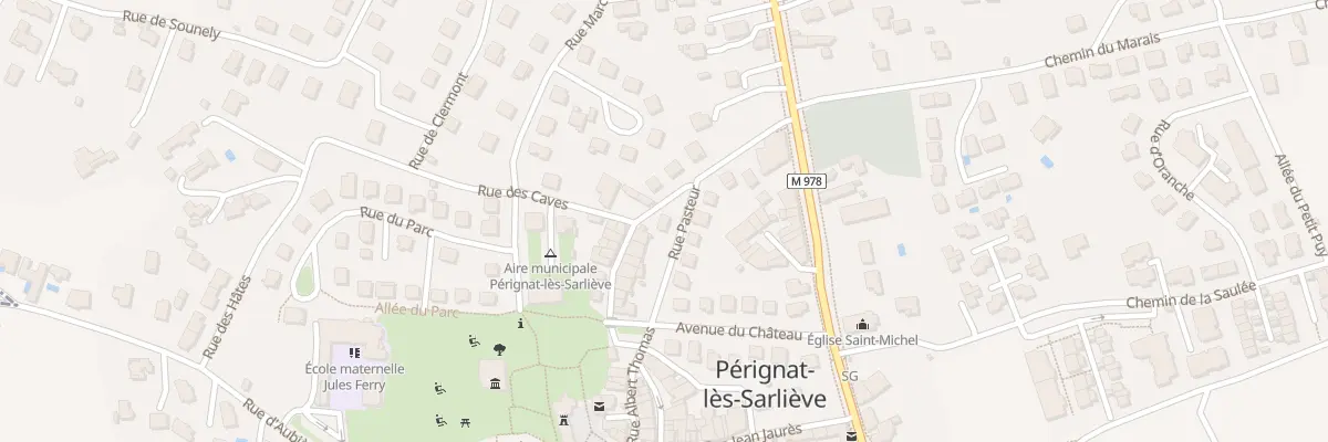 Plan du 1 Rue Pasteur à Pérignat-lès-Sarliève