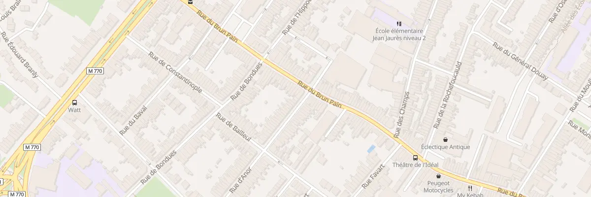 Plan du 4 Rue d’ Anor à Tourcoing