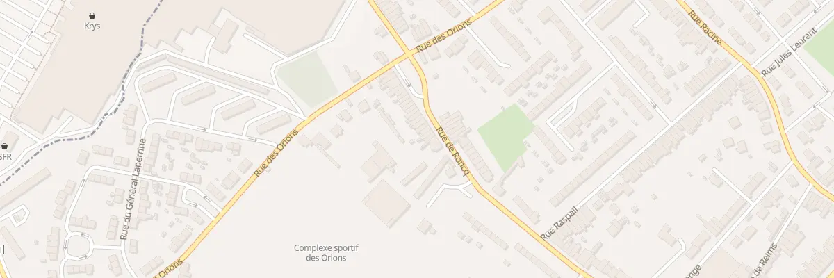 Plan du 285 Rue de Roncq à Tourcoing