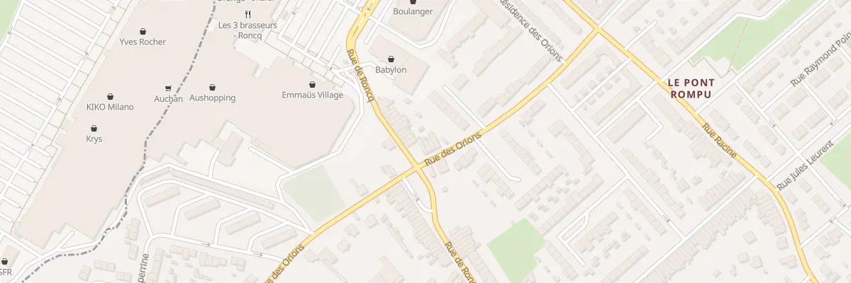 Plan du 329 Rue des Orions à Tourcoing