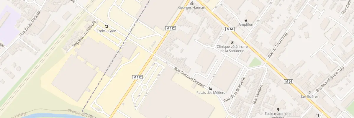 Plan du 174 Rue Gustave Dubled à Croix