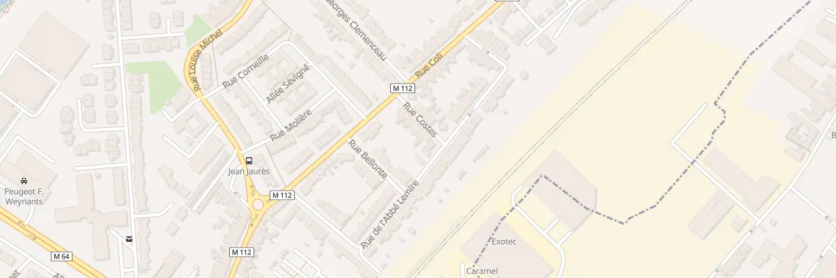 Plan du 16 Rue Costes à Wasquehal