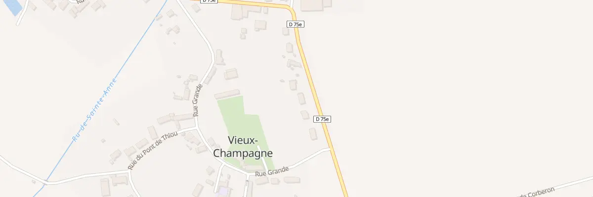 Plan du 12 Rue du Parc à Vieux-Champagne