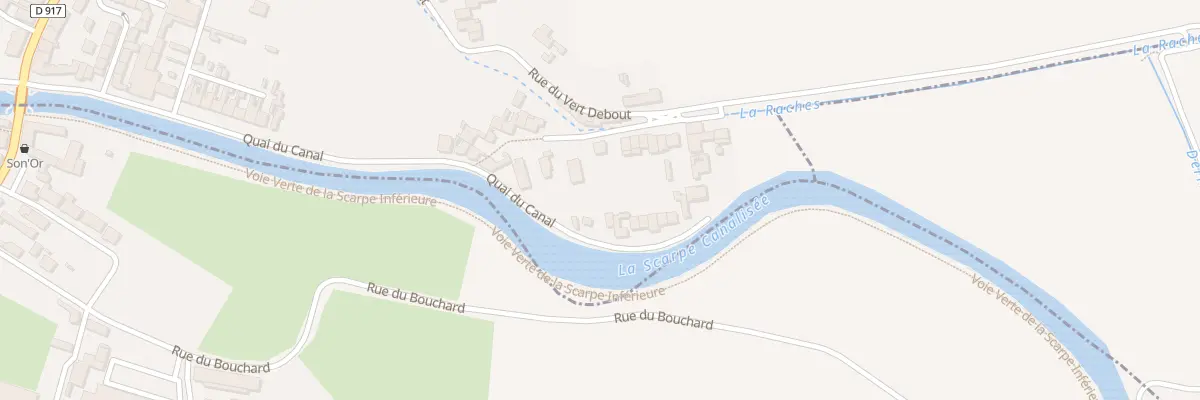 Plan du 446A Rue du Vert Debout à Râches