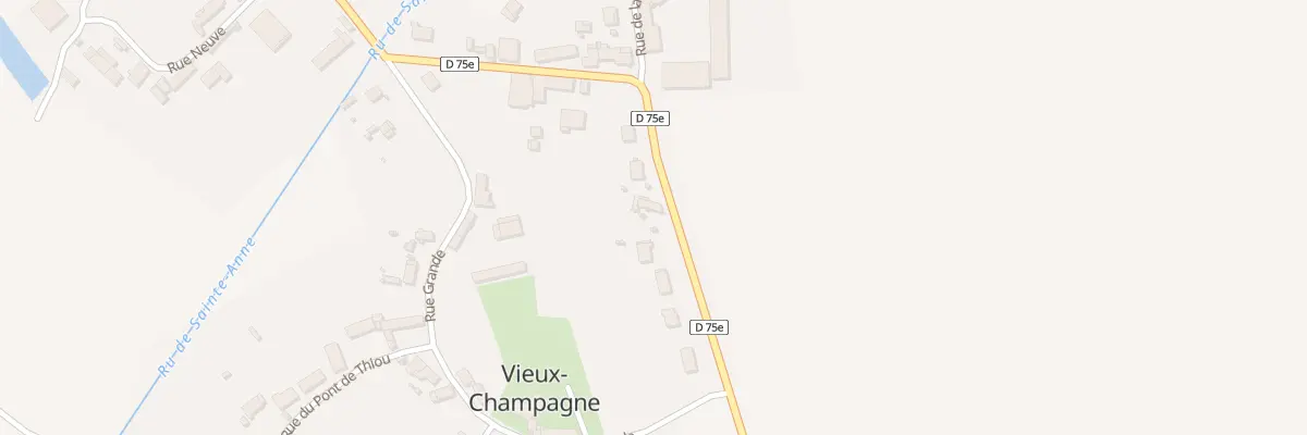 Plan du 8 Rue du Parc à Vieux-Champagne