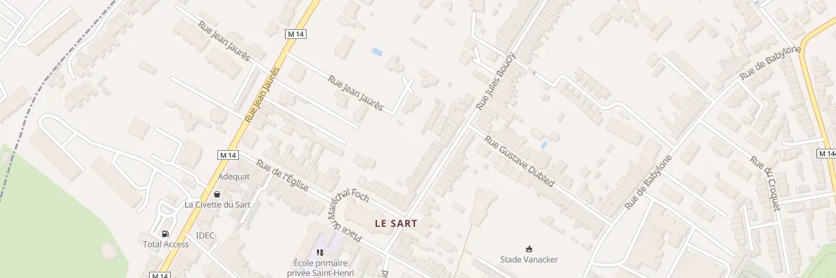 Plan du 92 Rue Jules Boucly à Villeneuve-d’Ascq