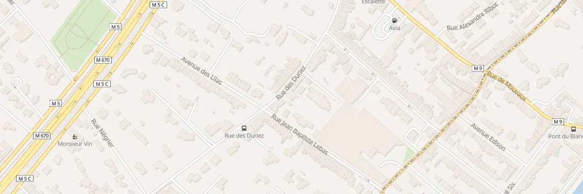 Plan du 43 Rue des Duriez à Mouvaux