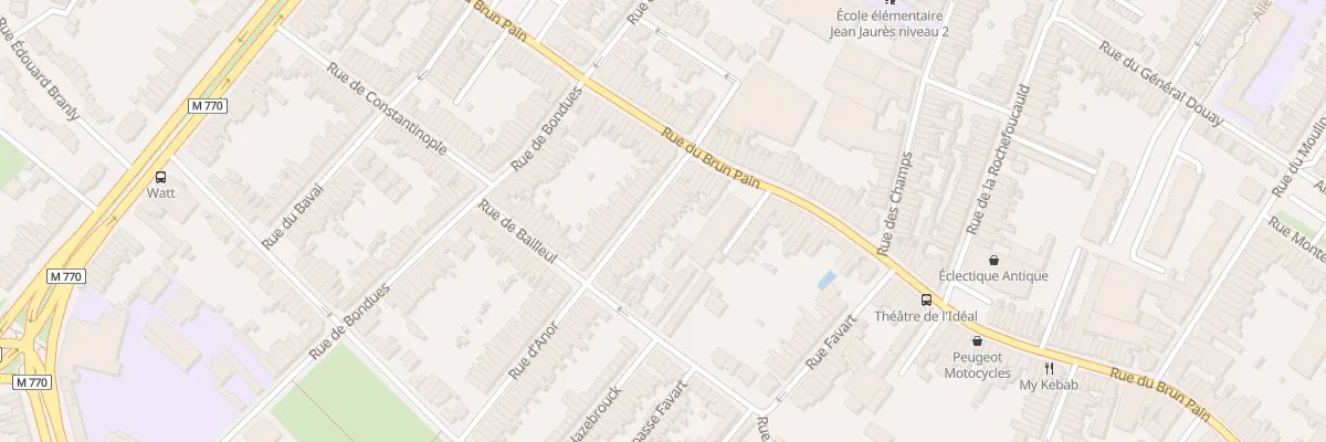 Plan du 15 Rue d’ Anor à Tourcoing