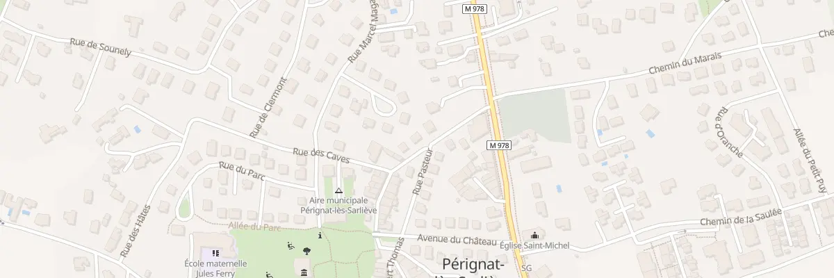 Plan du 3 Rue Marien Pezant à Pérignat-lès-Sarliève