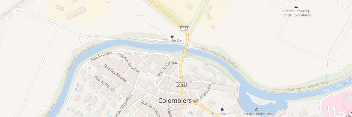 Plan du 11 Av de Montady à Colombiers