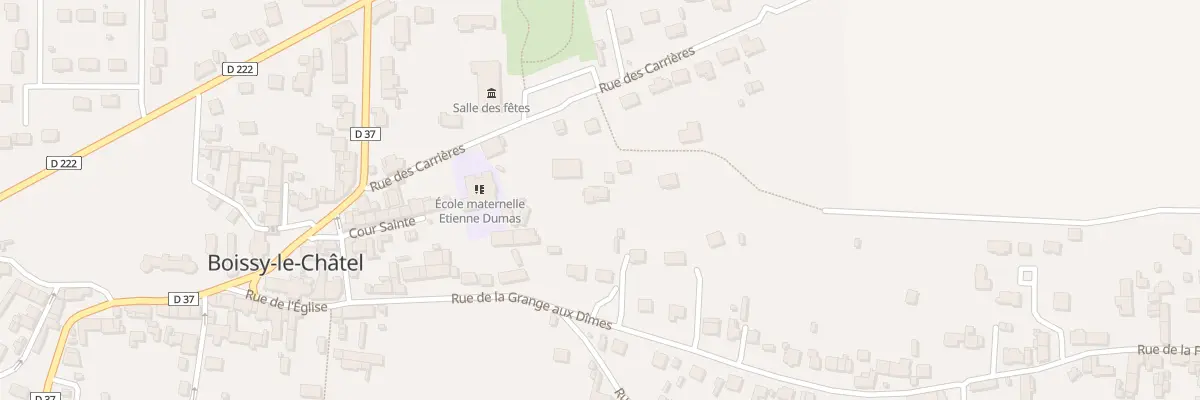 Plan du 16T Rue des Carrières à Boissy-le-Châtel