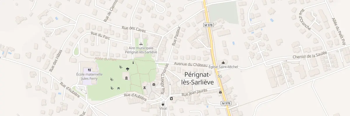 Plan du 3 Av du Château à Pérignat-lès-Sarliève
