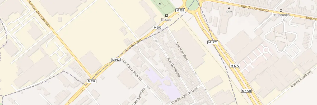 Plan du 14B Rue Gambetta à Mouvaux