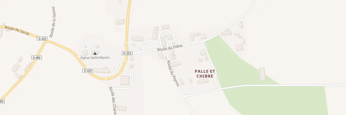 Plan du 3 Rte du Peyrou à Taxat-Senat